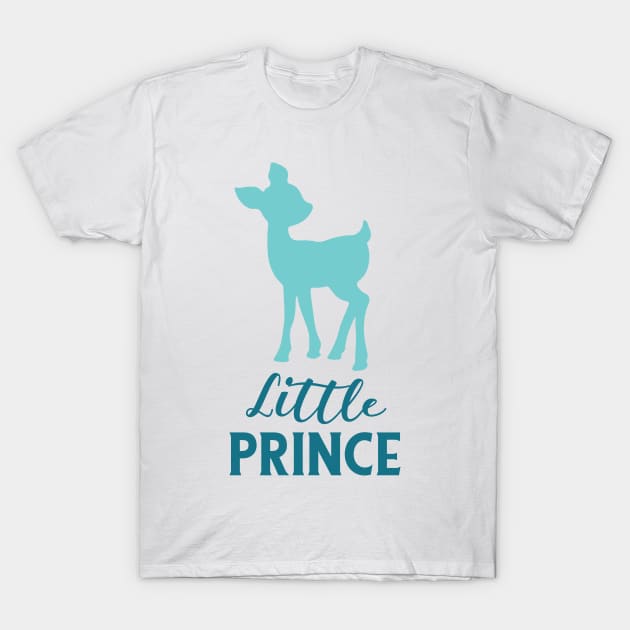 Little Prince, Deer Silhouette, Baby Deer, Fawn T-Shirt by Jelena Dunčević